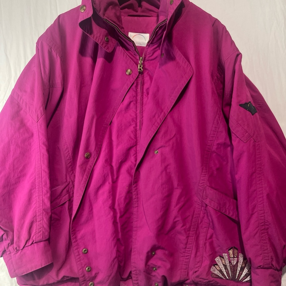 BOGNER Concealed Hoodie Ski Jacket Woman’s Size 10